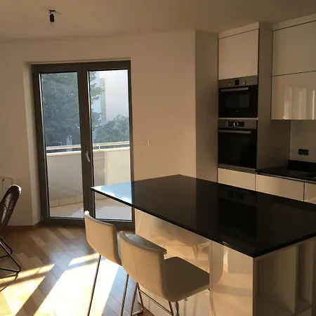 Modern With 2 Balconies Apartment *
